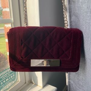 Red Velvet Chanel Type Bag